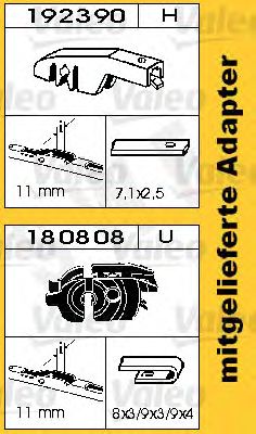 SWF 116203 Wischblatt