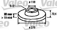 VALEO 187147 Discofreno