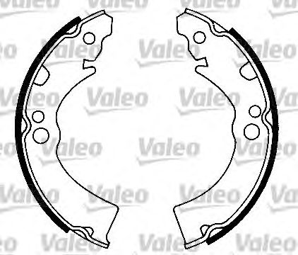 VALEO 553211 Kit ganasce freno