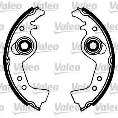 VALEO 553626 Kit ganasce freno