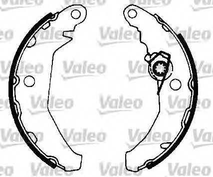 VALEO 553639 Kit ganasce freno