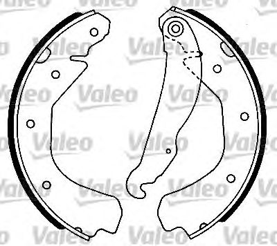 VALEO 553650 Kit ganasce freno-Kit ganasce freno-Ricambi Euro