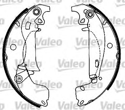 VALEO 553657 Kit ganasce freno-Kit ganasce freno-Ricambi Euro