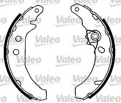 VALEO 553690 Kit ganasce freno-Kit ganasce freno-Ricambi Euro