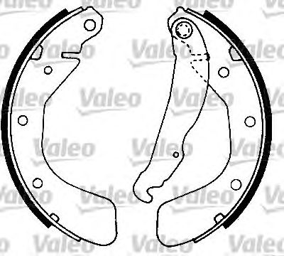 VALEO 553766 Kit ganasce freno-Kit ganasce freno-Ricambi Euro