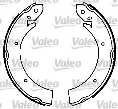 VALEO 553779 Kit ganasce freno