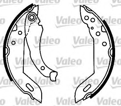 VALEO 554557 Kit ganasce freno-Kit ganasce freno-Ricambi Euro