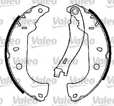 VALEO 554736 Kit ganasce freno-Kit ganasce freno-Ricambi Euro