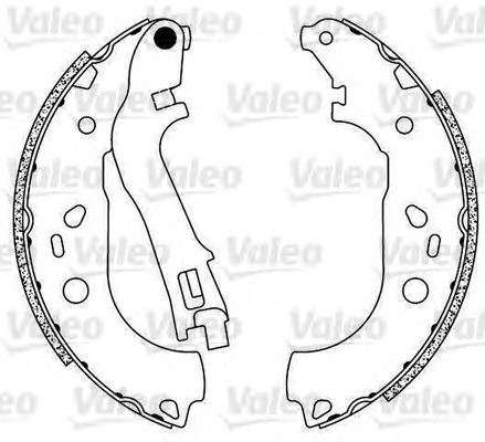 VALEO 554823 Kit ganasce freno-Kit ganasce freno-Ricambi Euro