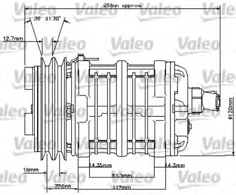 VALEO 815824 Compressore, Climatizzatore-Compressore, Climatizzatore-Ricambi Euro