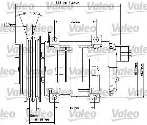 VALEO 815854 Compressore, Climatizzatore-Compressore, Climatizzatore-Ricambi Euro