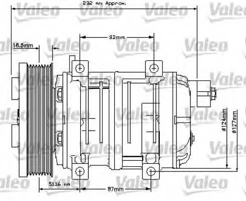 VALEO 815856 Compressore, Climatizzatore-Compressore, Climatizzatore-Ricambi Euro