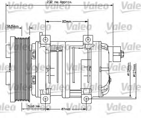 VALEO 815857 Compressore, Climatizzatore-Compressore, Climatizzatore-Ricambi Euro