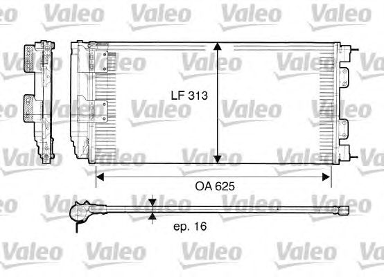 VALEO 817549 Condensatore, Climatizzatore-Condensatore, Climatizzatore-Ricambi Euro