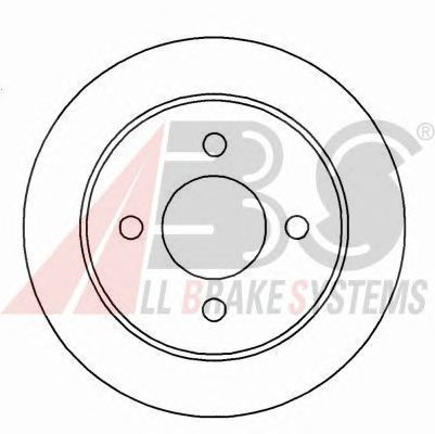 A.B.S. 15813 Bremsscheibe
