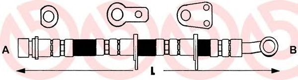 BREMBO T 28 074 Bremsschlauch