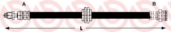 BREMBO T 71 007 Brzdová hadice