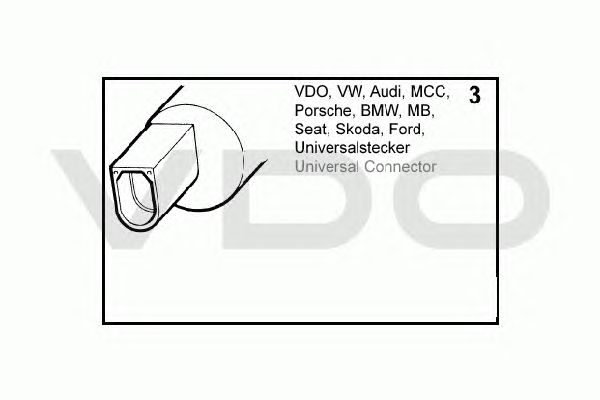 VDO 246-083-002-022Z - mosóvízszivattyú, szélvédőmosó