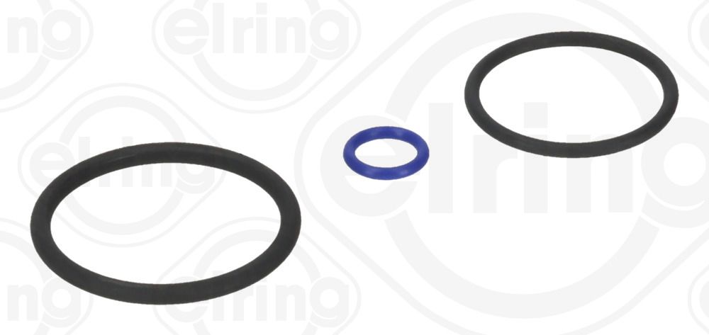 Sealing ring set, injector nozzle