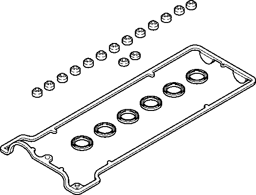 ELRING 353.540 Kit guarnizioni, Copritestata