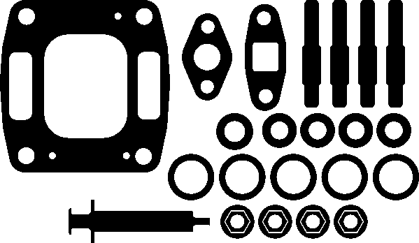 ELRING 587.060 Kit montaggio, Compressore