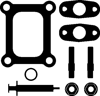 ELRING 744.580 Kit montaggio, Compressore