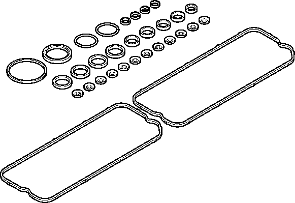 ELRING 754.927 Kit guarnizioni, Copritestata-Kit guarnizioni, Copritestata-Ricambi Euro