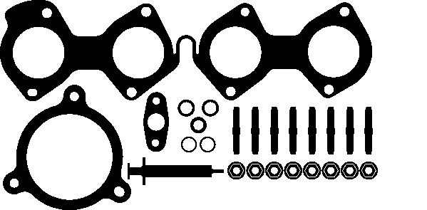 ELRING 790.180 Kit montaggio, Compressore