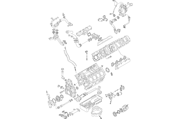 ELRING Duramax 6.6 V8 LLY Dichtungsvollsatz, Motor