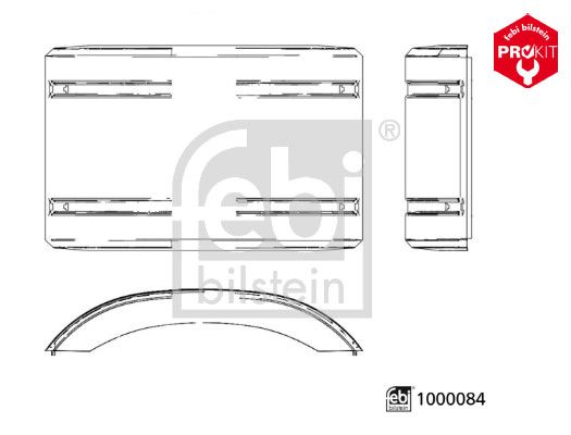FEBI BILSTEIN 1000084 Φτερό επάνω πίσω πίσω δεξιά for MERCEDES-BENZ