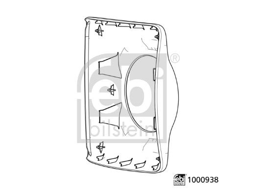 Cover, wide angle mirror