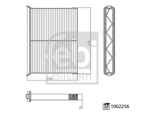 FEBI BILSTEIN 1002256 Filter vnútorného priestoru