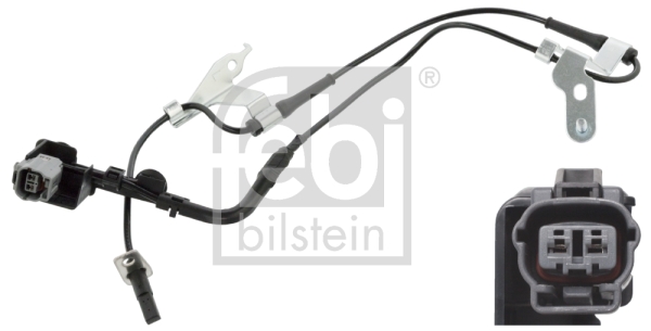 FEBI BILSTEIN 107371 Sensore, N° giri ruota-Sensore, N° giri ruota-Ricambi Euro