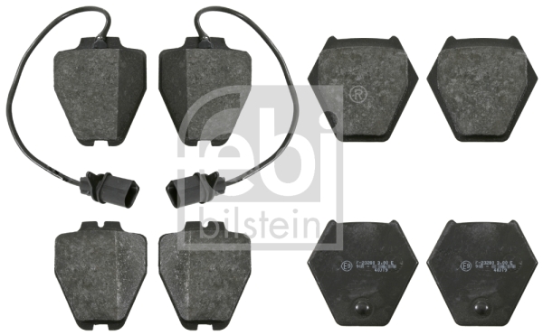 FEBI BILSTEIN 16456 Bremsbelagsatz, Scheibenbremse