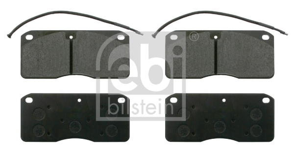 FEBI BILSTEIN 16572 Bremsbelagsatz, Scheibenbremse