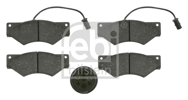 FEBI BILSTEIN 16600 Bremsbelagsatz, Scheibenbremse