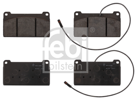 FEBI BILSTEIN 16696 Bremsbelagsatz, Scheibenbremse