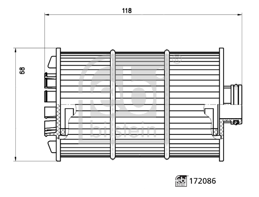 FEBI BILSTEIN 172086 Filtro olio