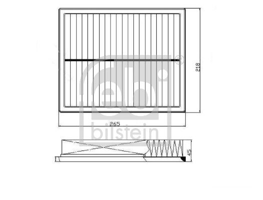 FEBI BILSTEIN 172767 Filtro aria