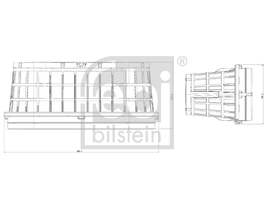 FEBI BILSTEIN 173491 Filtro aria