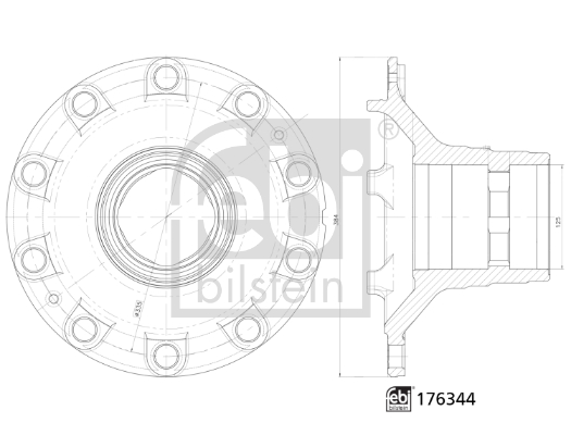 FEBI BILSTEIN 176344 Radnabe