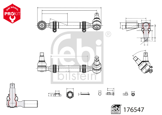 FEBI BILSTEIN 176547 ProKit Spurstange