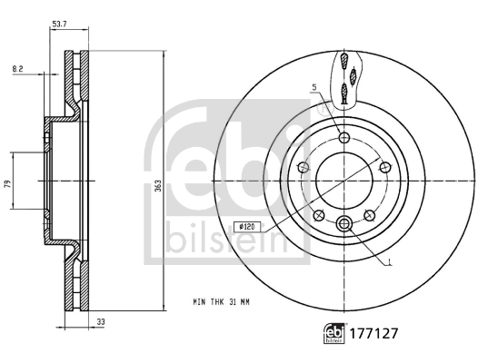 FEBI BILSTEIN 177127 Disc...