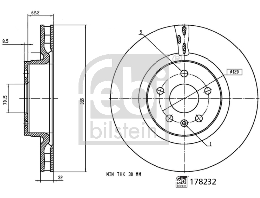 FEBI BILSTEIN 178232 Disc...