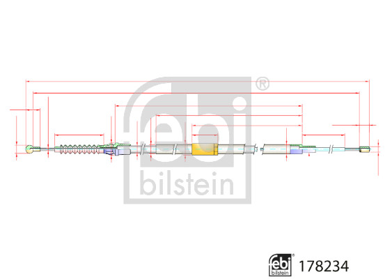 FEBI BILSTEIN 178234 Cable...
