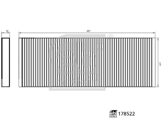 FEBI BILSTEIN 178522 Filter, Innenraumluft