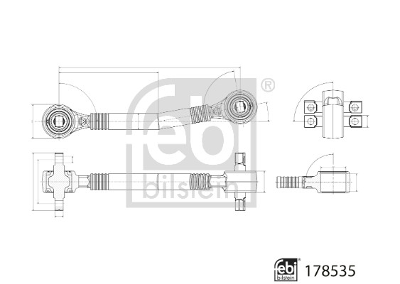 FEBI BILSTEIN 178535 Lenker, Radaufhängung
