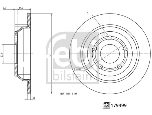 FEBI BILSTEIN 179499 Disc...