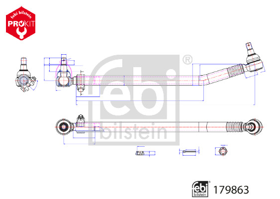 FEBI BILSTEIN 179863 ProKit Lenkstange