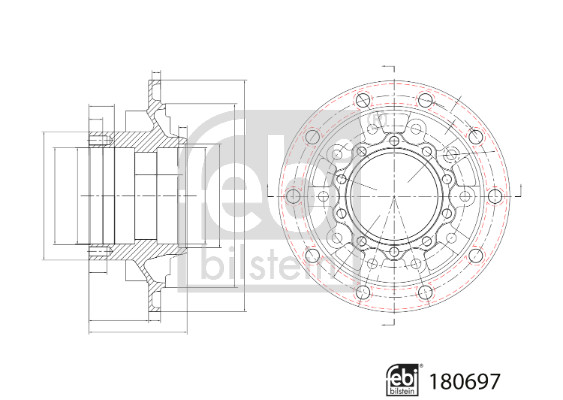 FEBI BILSTEIN 180697 Butuc...